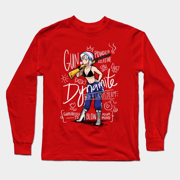 Dove: Killer Queen Long Sleeve T-Shirt by artsy_alice